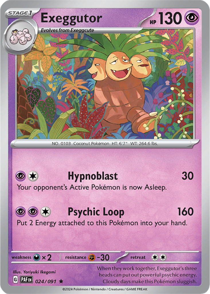 Paldean Fates 024/091 Exeggutor