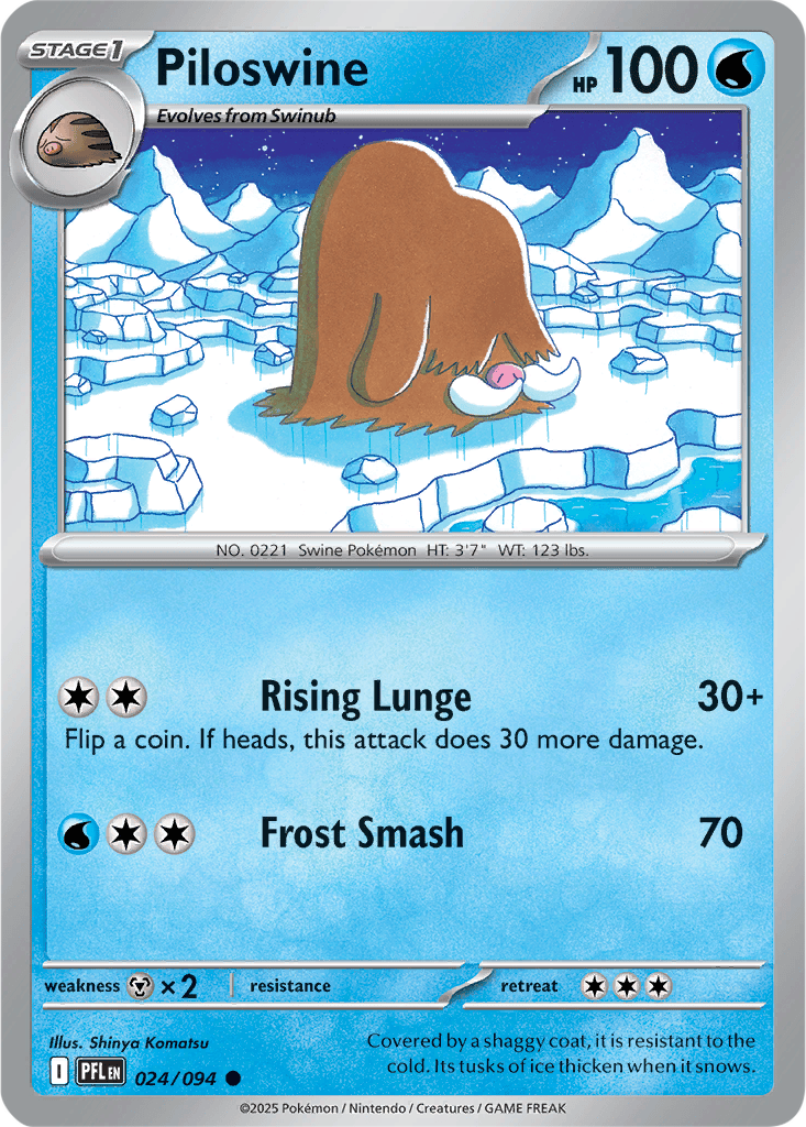 Phantasmal Flames 024/094 Piloswine
