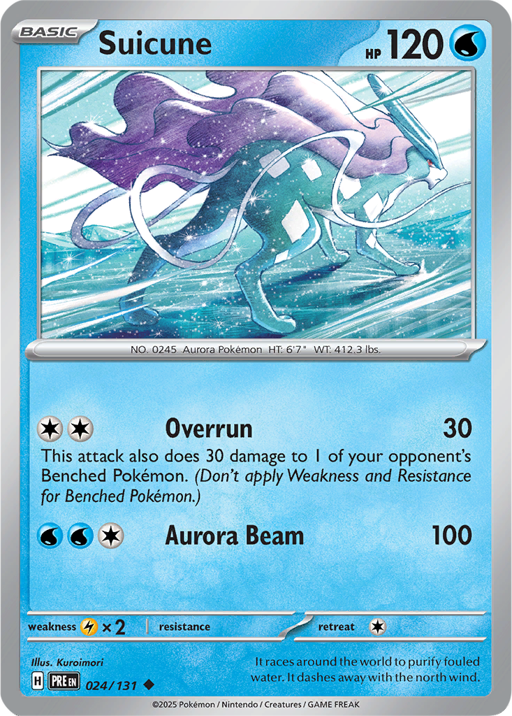 Prismatic Evolutions 024/131 Suicune
