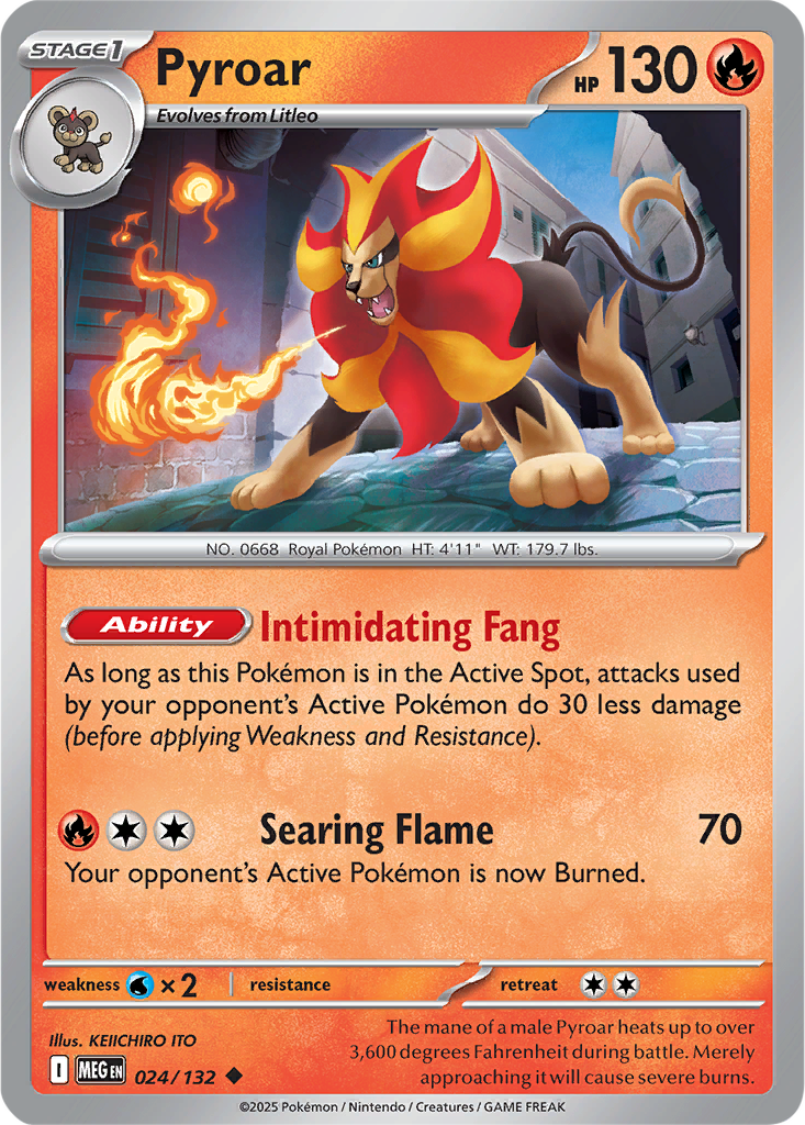 Mega Evolution 024/132 Pyroar