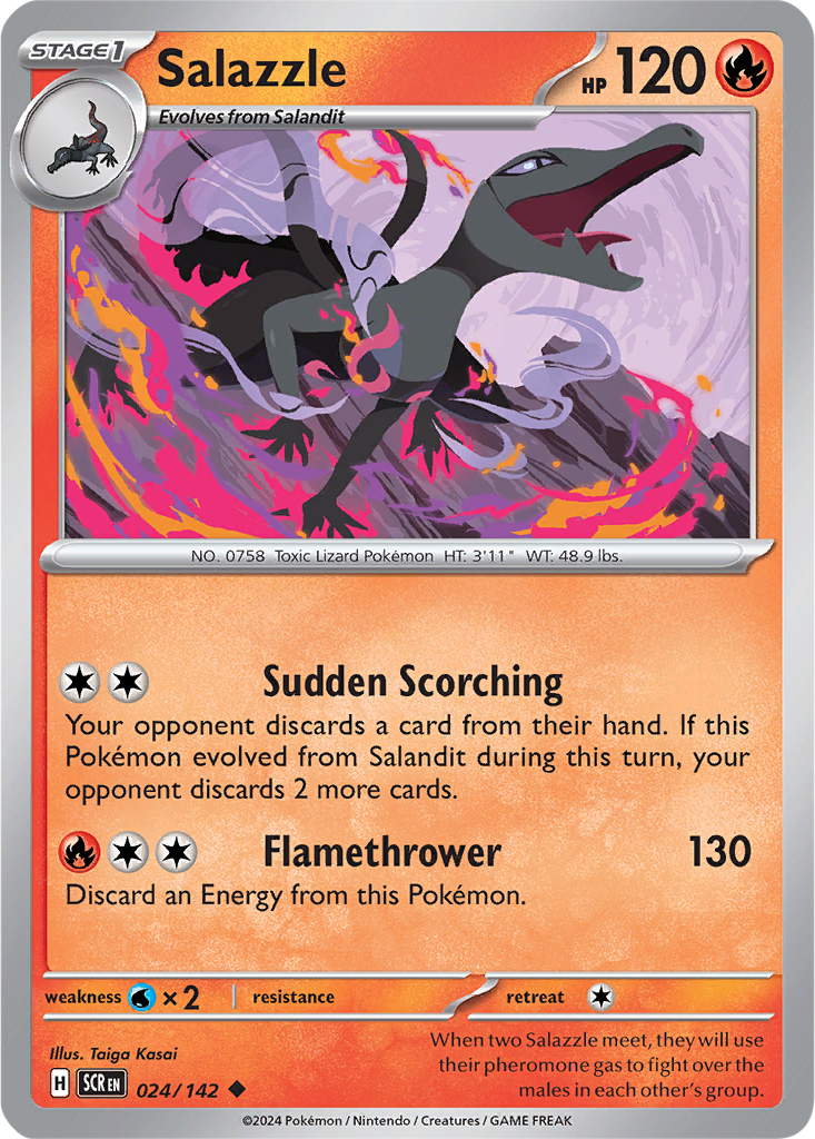 Stellar Crown 024/142 Salazzle