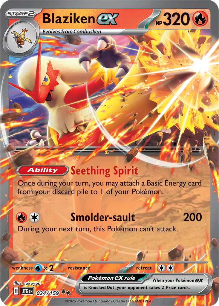 Journey Together 024/159 Blaziken ex