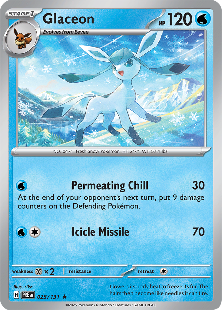Prismatic Evolutions 025/131 Glaceon
