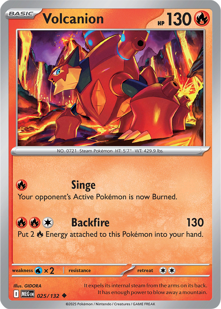Mega Evolution 025/132 Volcanion