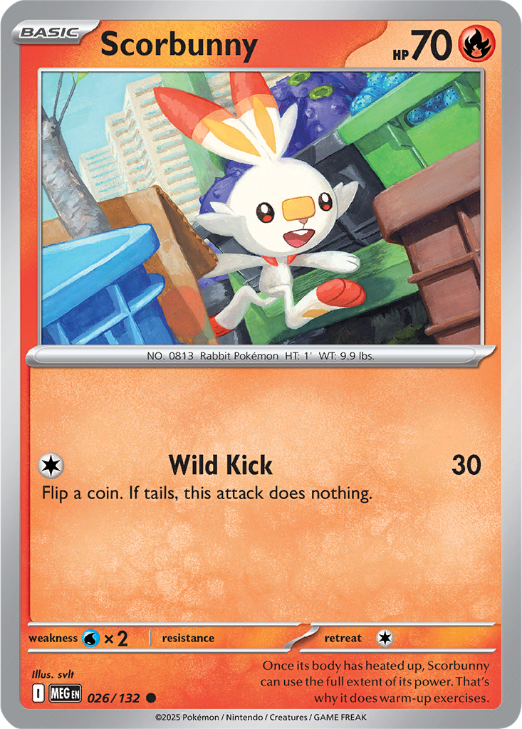 Mega Evolution 026/132 Scorbunny
