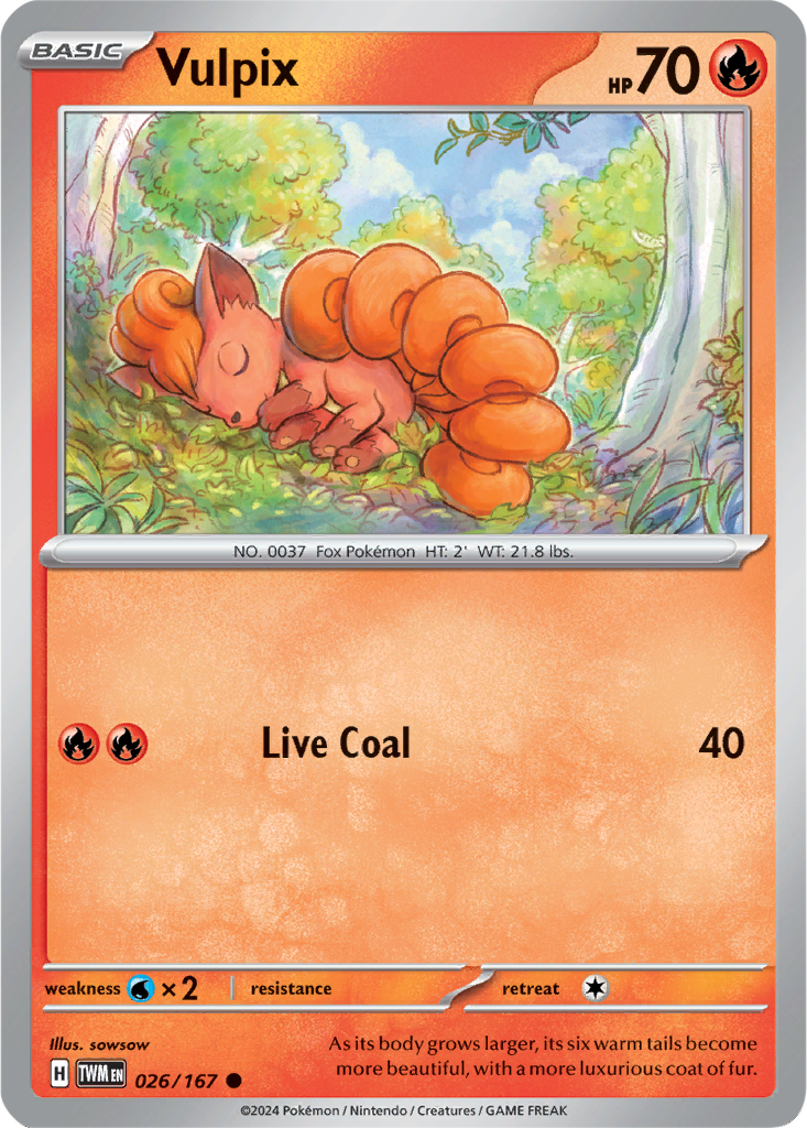 Twilight Masquerade 026/167 Vulpix