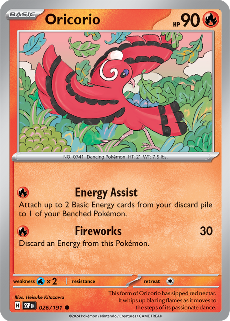 Surging Sparks 026/191 Oricorio