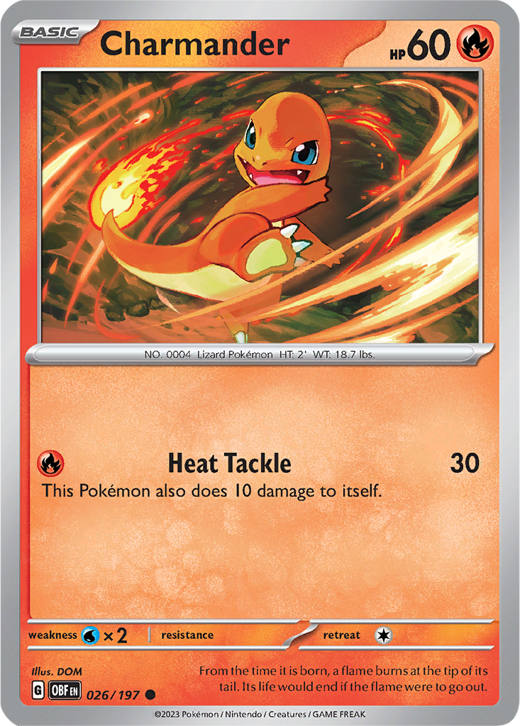 Obsidian Flames 026/197 Charmander