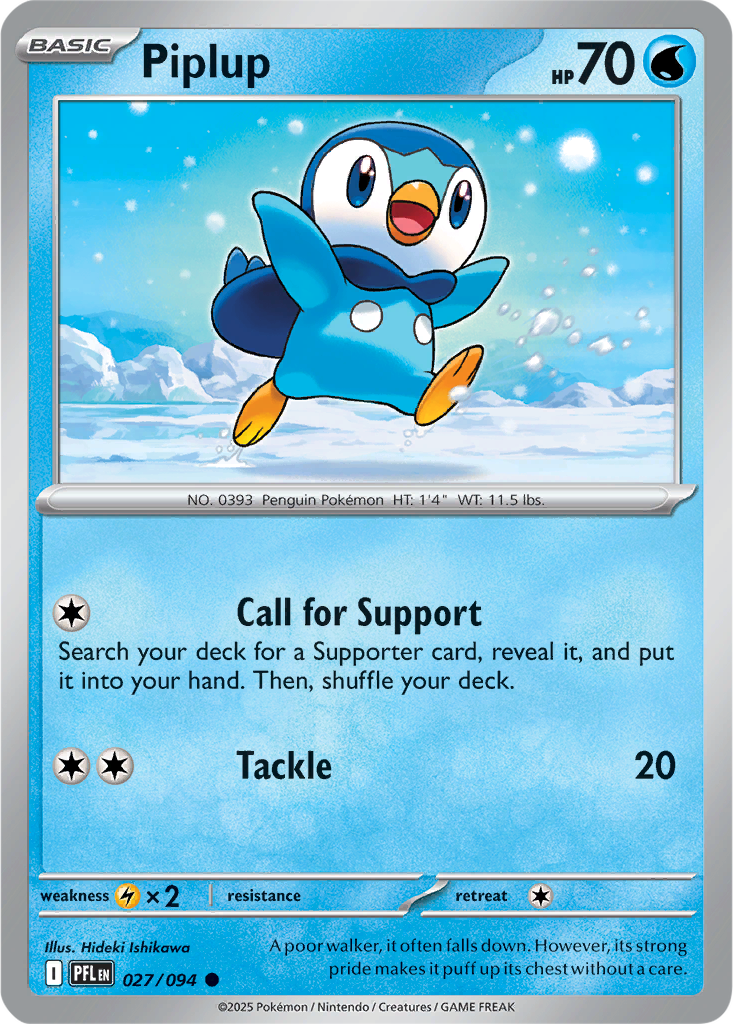 Phantasmal Flames 027/094 Piplup