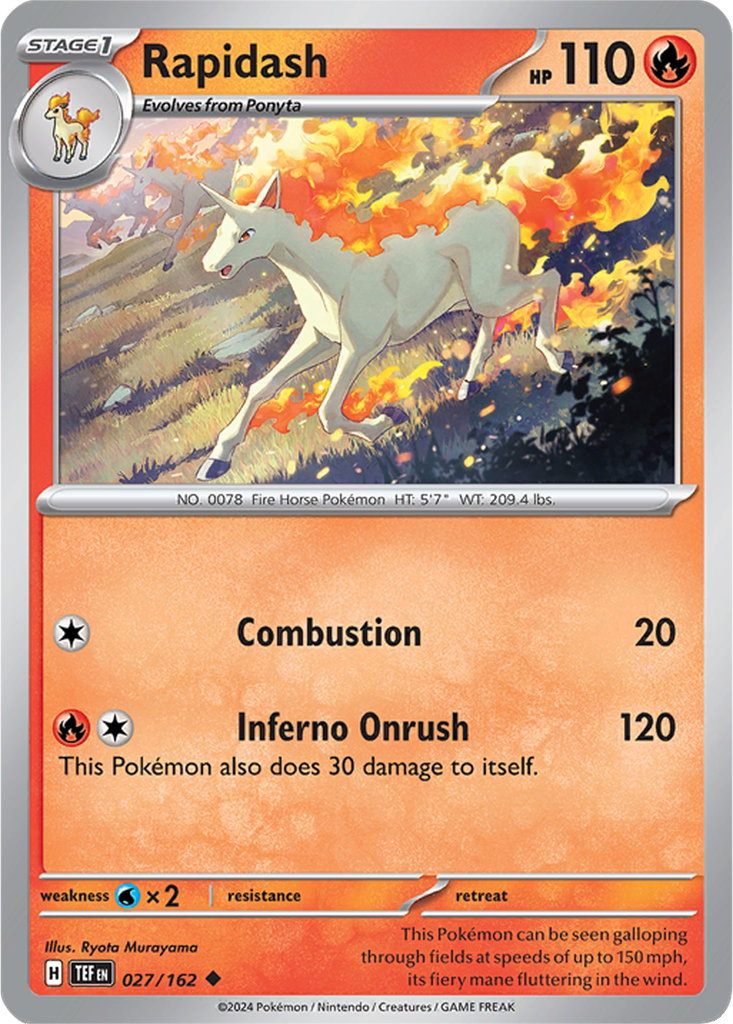 Temporal Forces 027/162 Rapidash