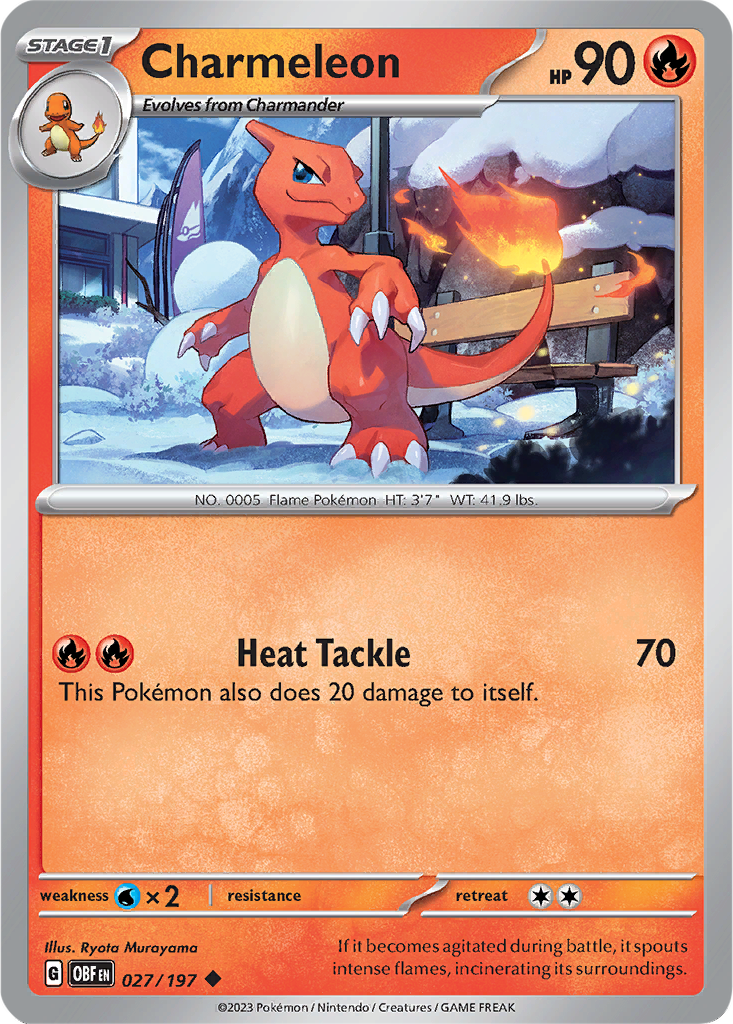Obsidian Flames 027/197 Charmeleon
