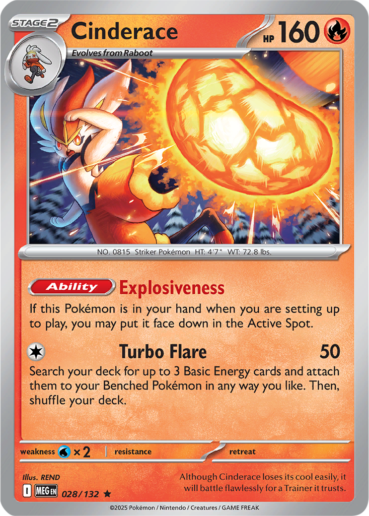 Mega Evolution 028/132 Cinderace