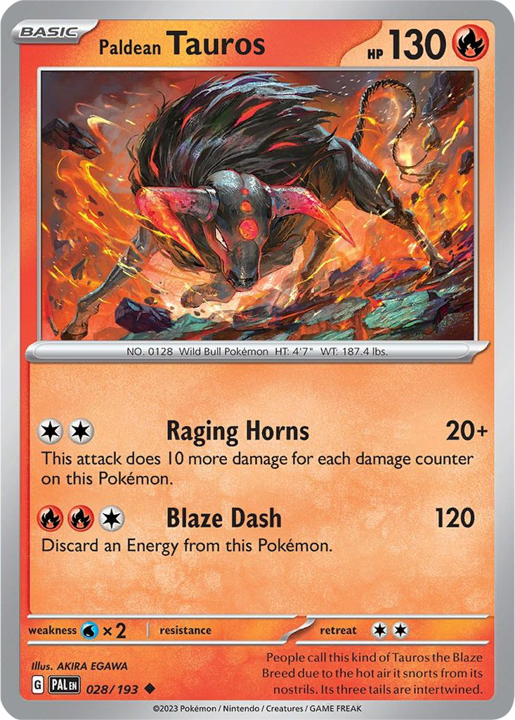 Paldea Evolved 028/193 Paldean Tauros
