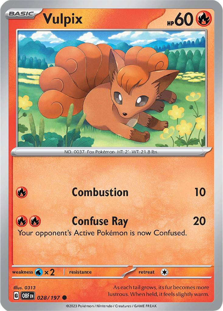 Obsidian Flames 028/197 Vulpix