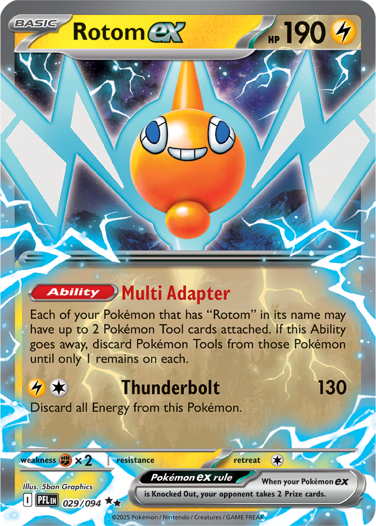 Phantasmal Flames 029/094 Rotom ex