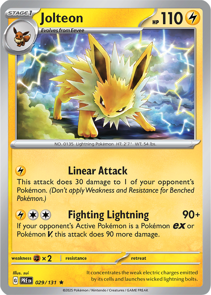Prismatic Evolutions 029/131 Jolteon