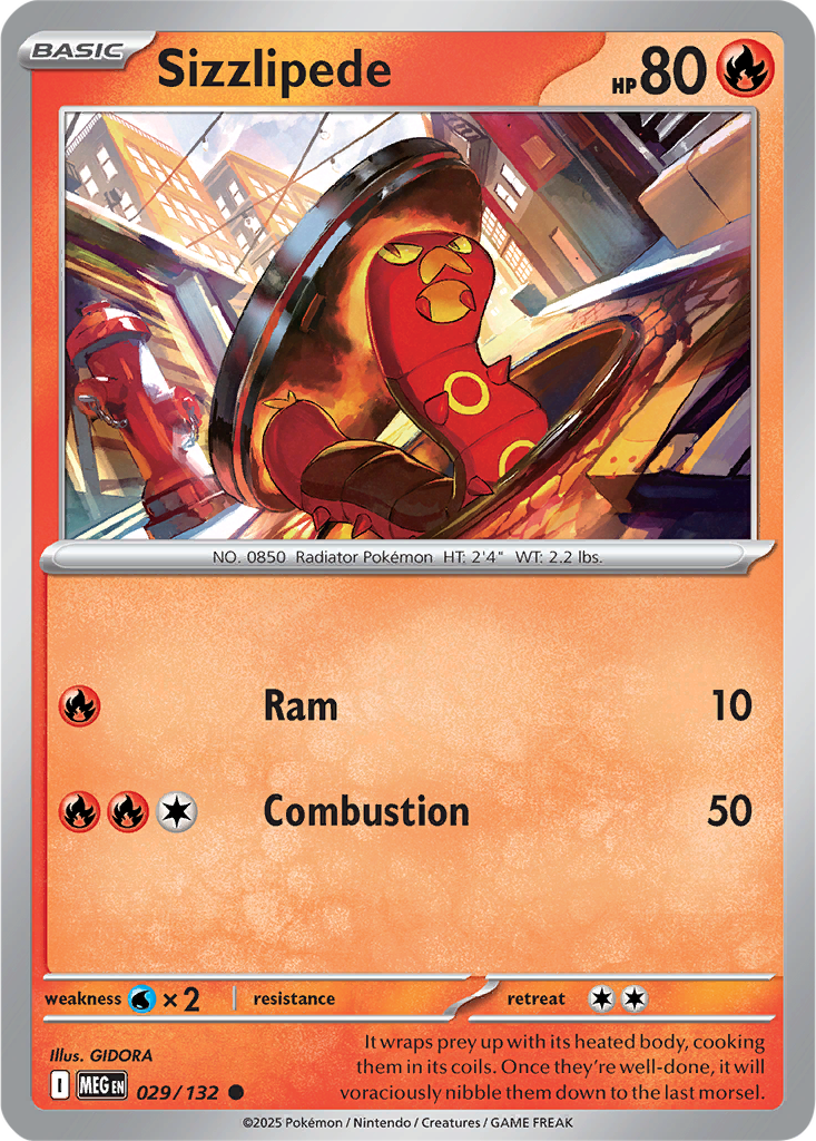 Mega Evolution 029/132 Sizzlipede