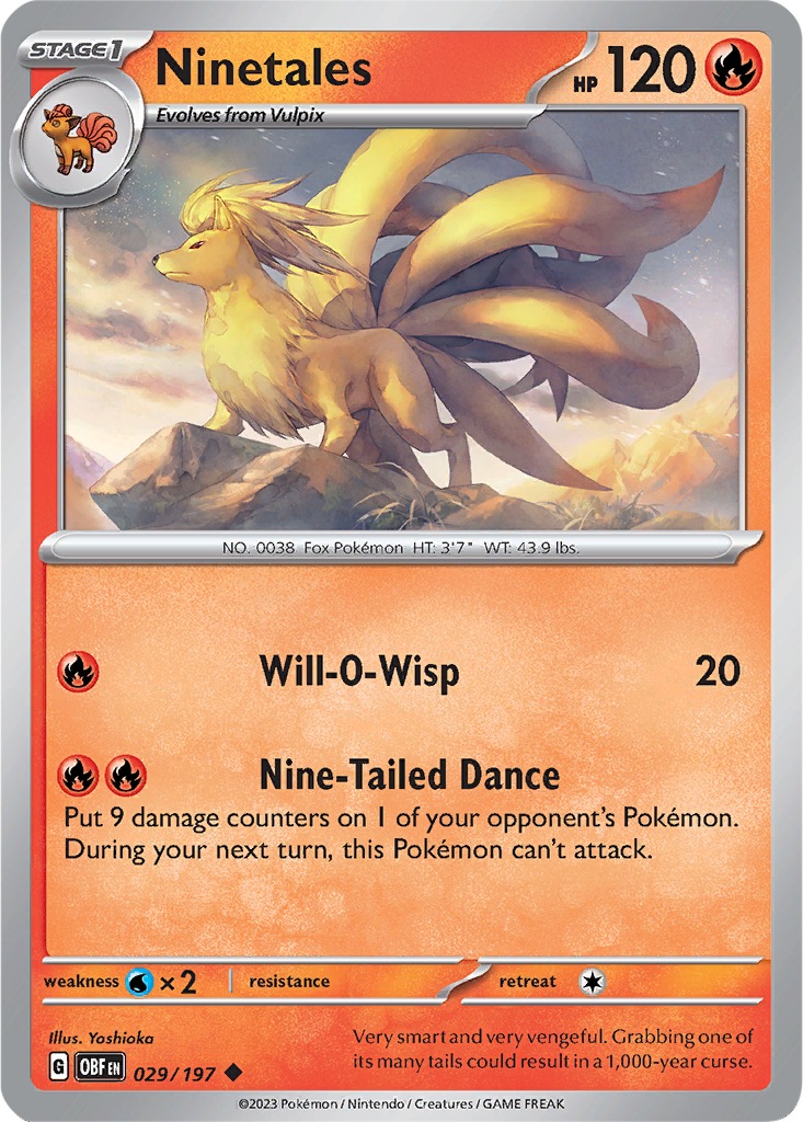 Obsidian Flames 029/197 Ninetales