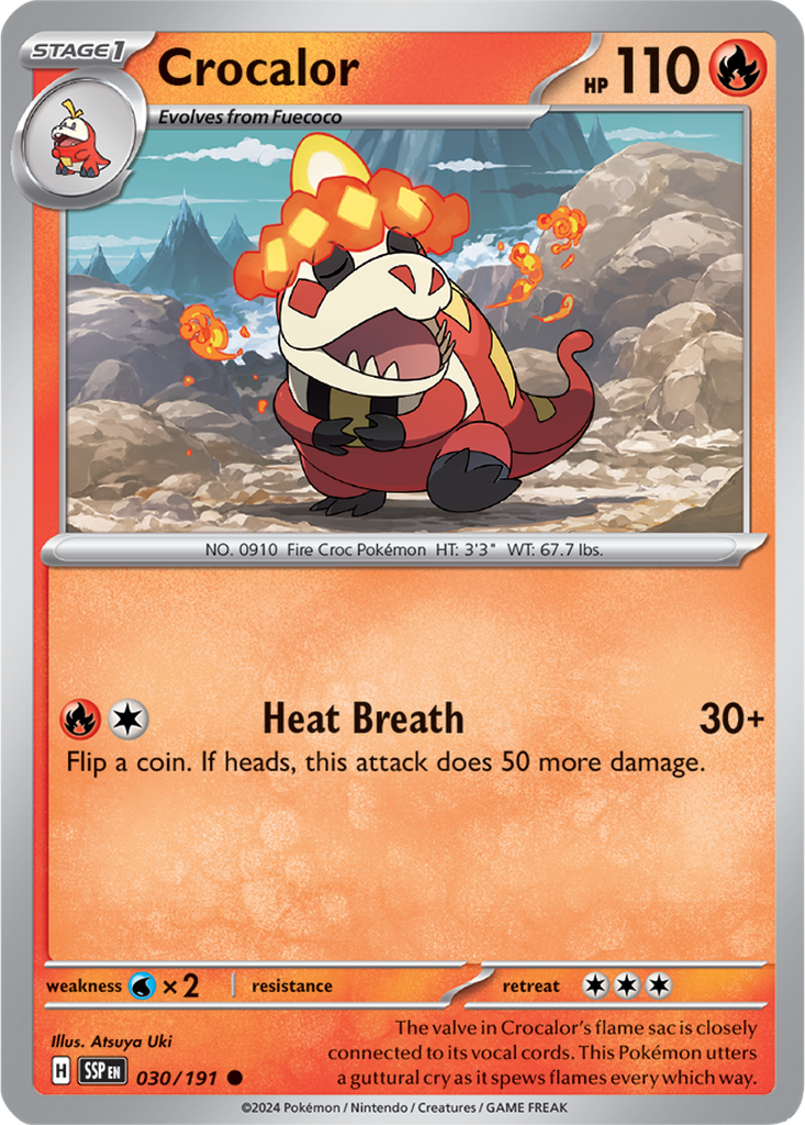 Surging Sparks 030/191 Crocalor