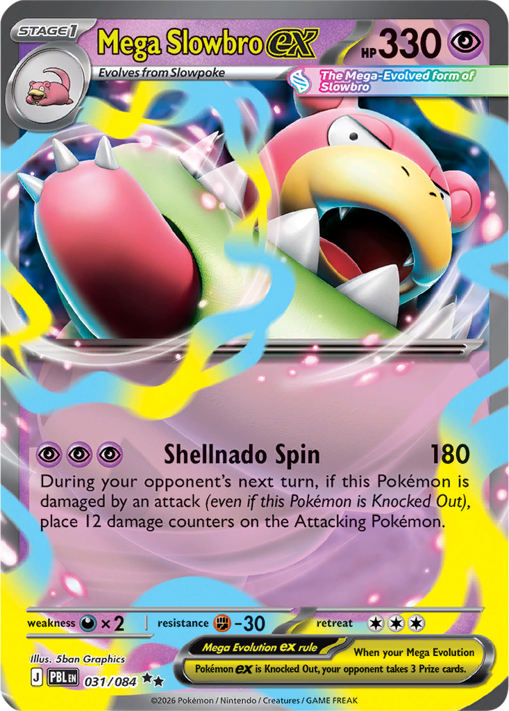 Pitch Black 031/084 Mega Slowbro ex