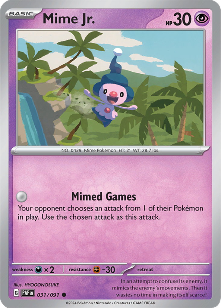 Paldean Fates 031/091 Mime Jr.