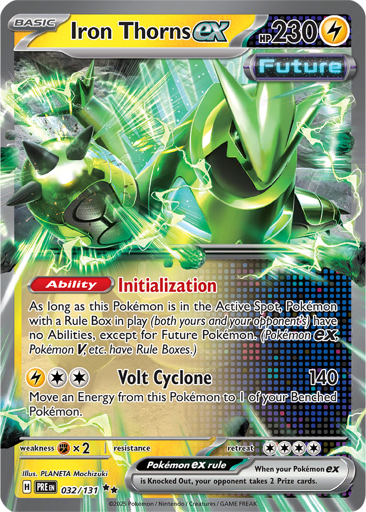Prismatic Evolutions 032/131 Iron Thorns ex