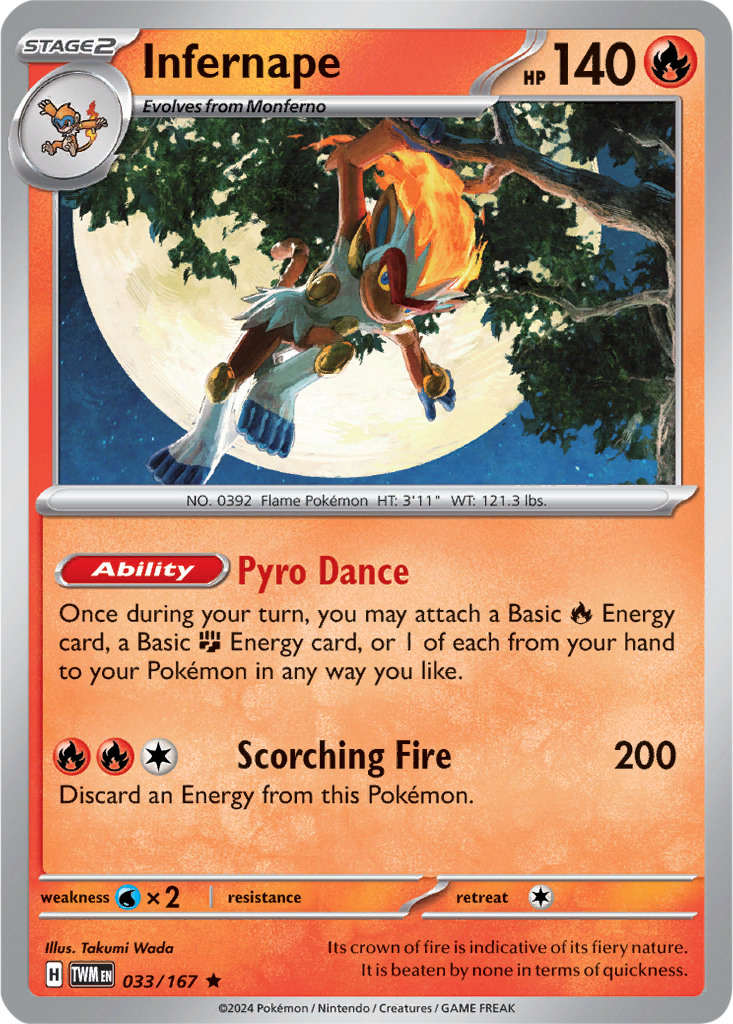 Twilight Masquerade 033/167 Infernape