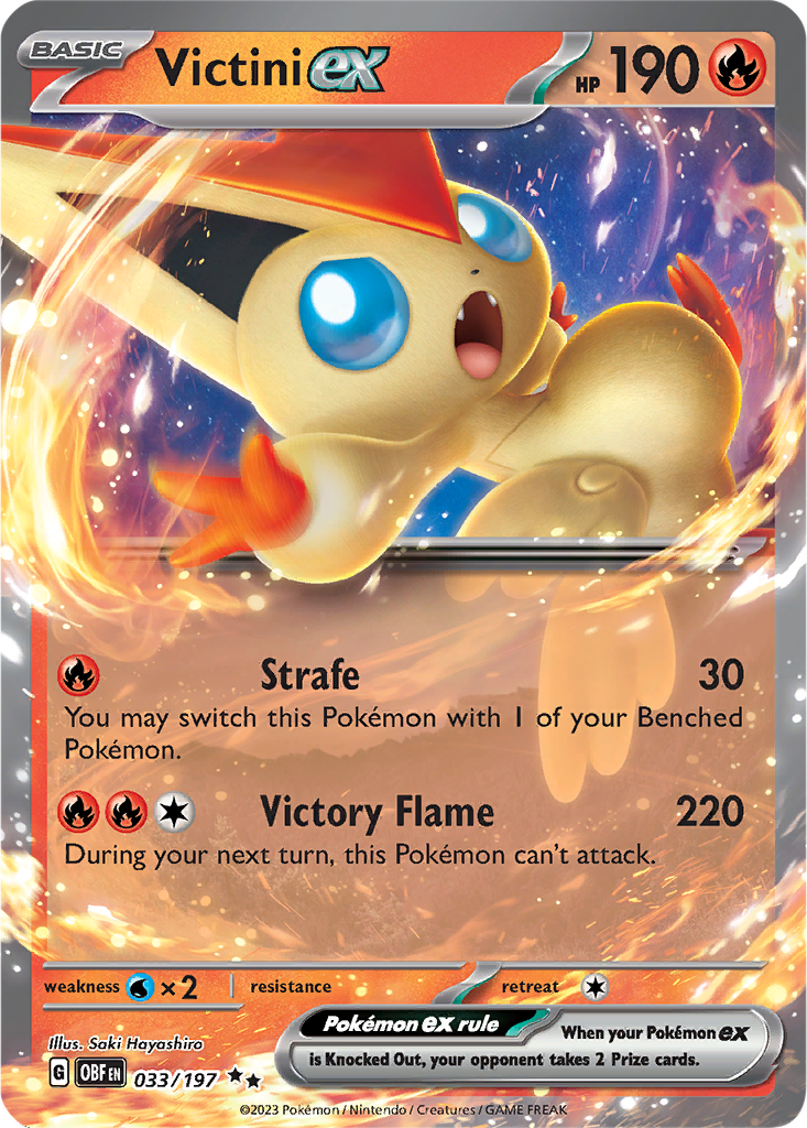 Obsidian Flames 033/197 Victini ex