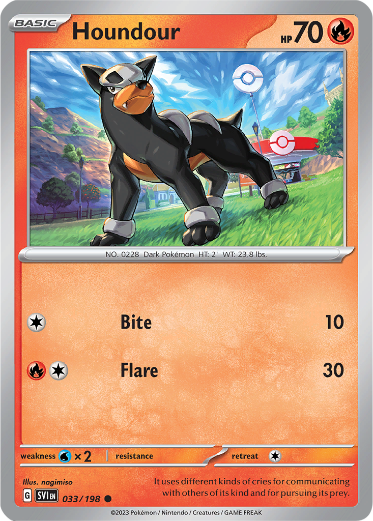 Scarlet & Violet 033/198 Houndour