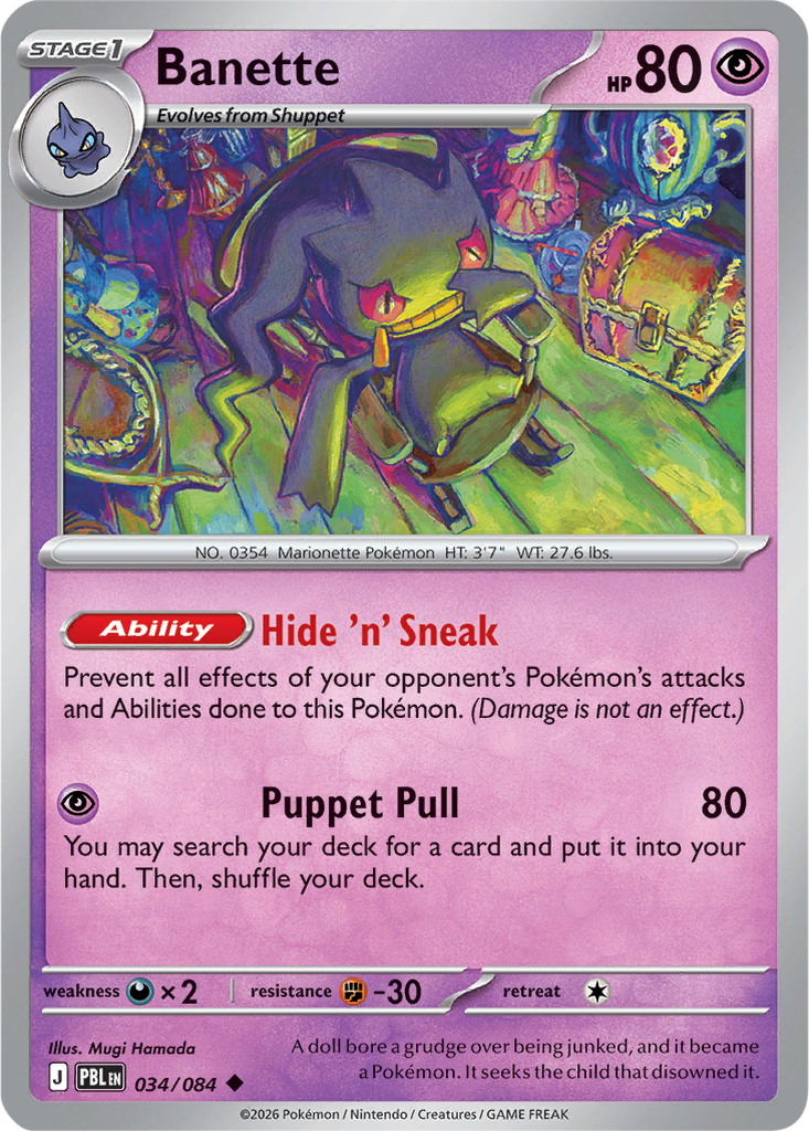 Pitch Black 034/084 Banette