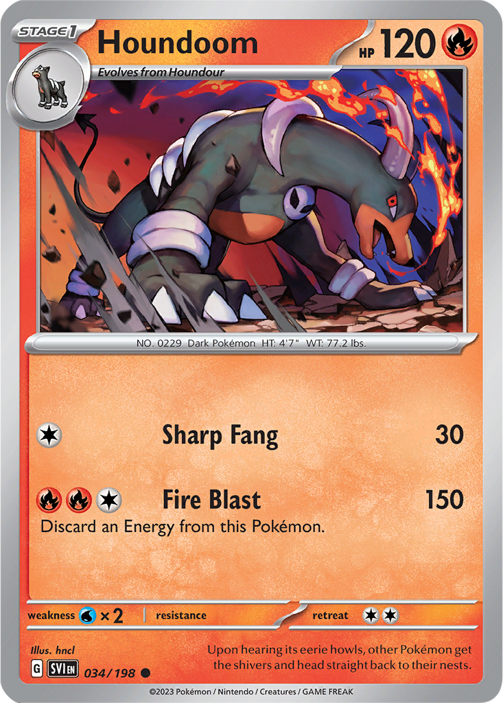 Scarlet & Violet 034/198 Houndoom