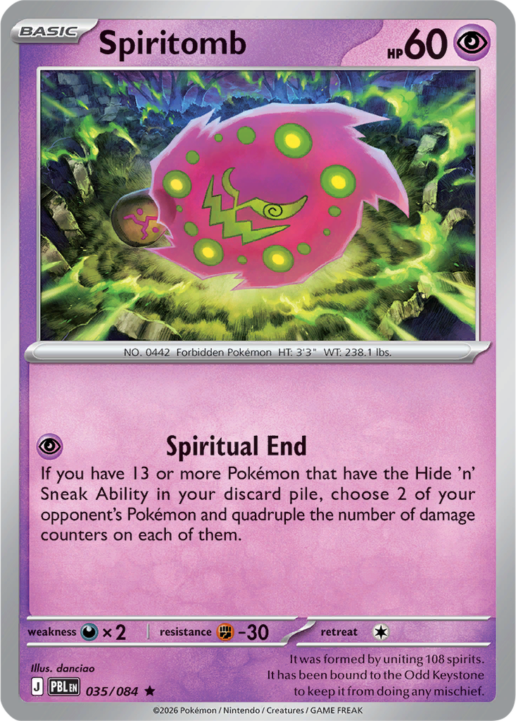 Pitch Black 035/084 Spiritomb