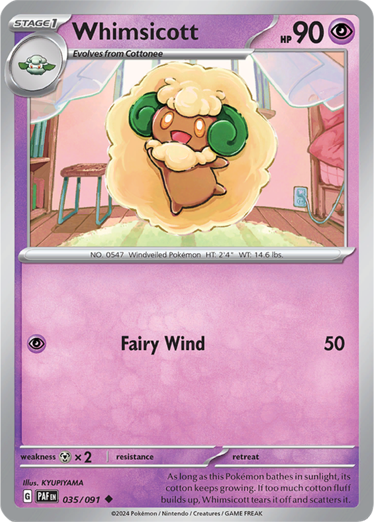 Paldean Fates 035/091 Whimsicott