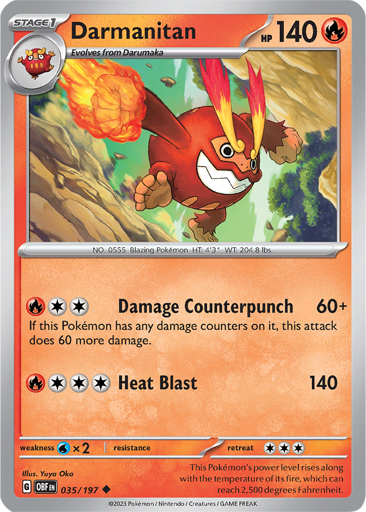 Obsidian Flames 035/197 Darmanitan