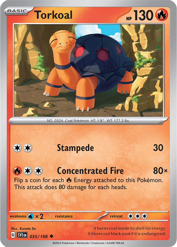 Scarlet & Violet 035/198 Torkoal