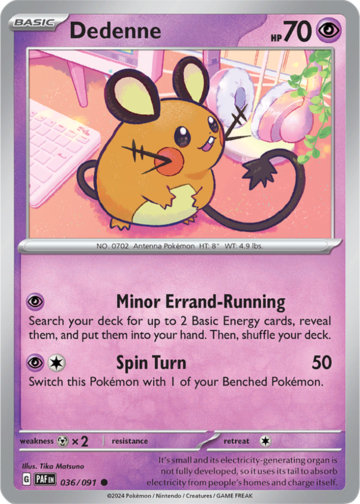 Paldean Fates 036/091 Dedenne