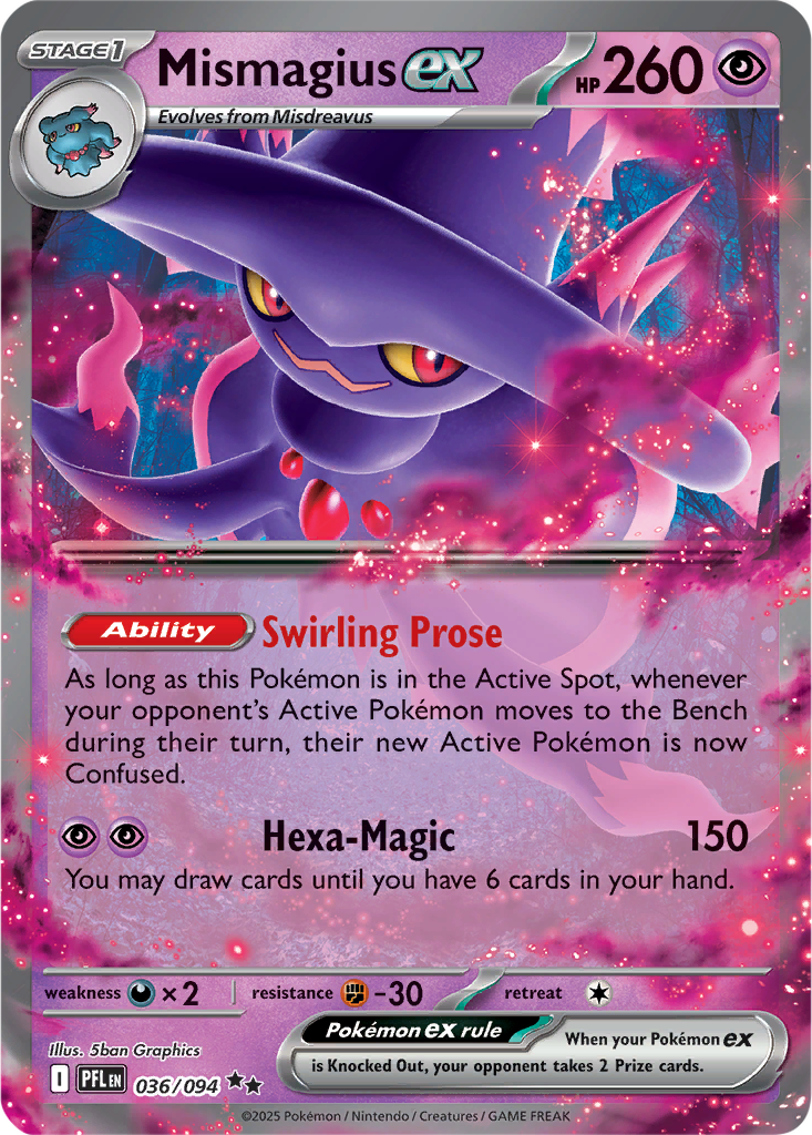 Phantasmal Flames 036/094 Mismagius ex