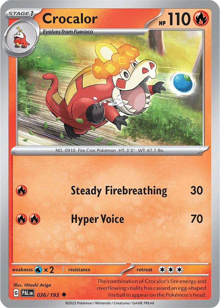 Paldea Evolved 036/193 Crocalor