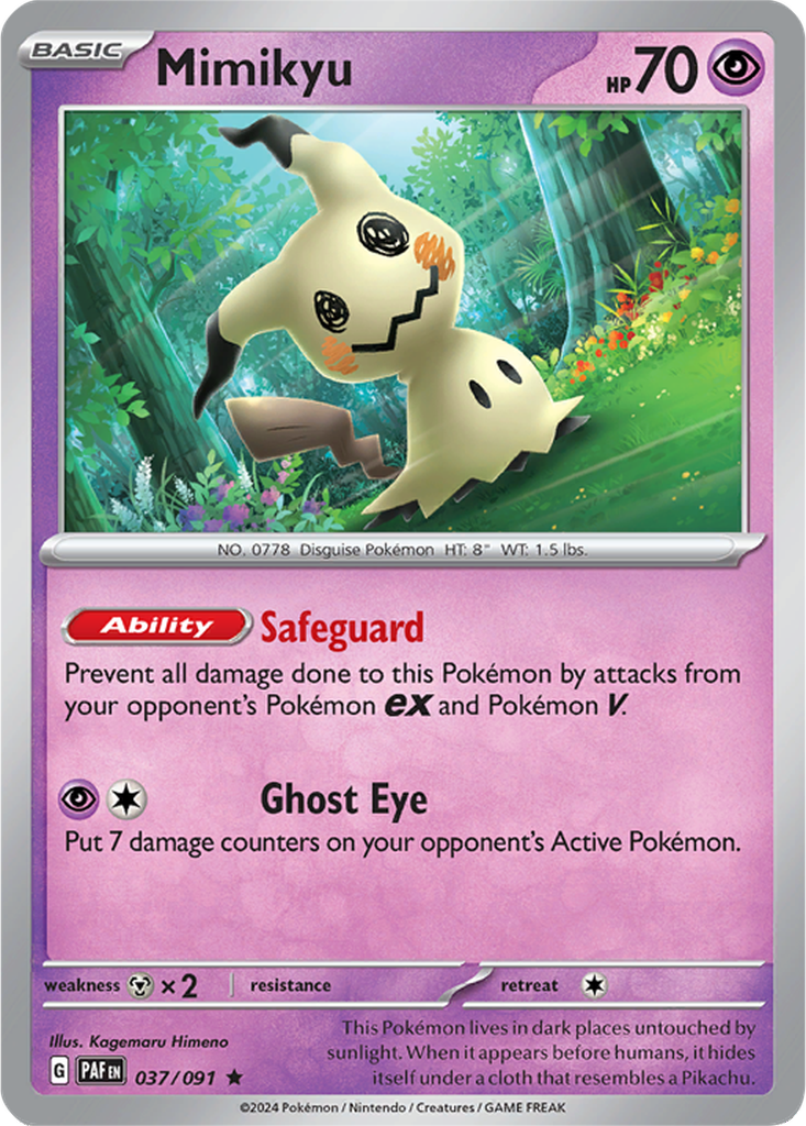 Paldean Fates 037/091 Mimikyu