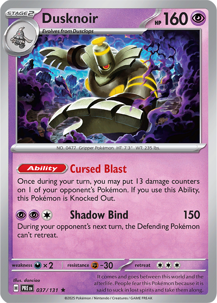 Prismatic Evolutions 037/131 Dusknoir