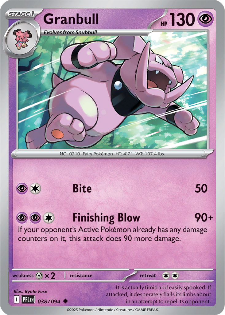 Phantasmal Flames 038/094 Granbull