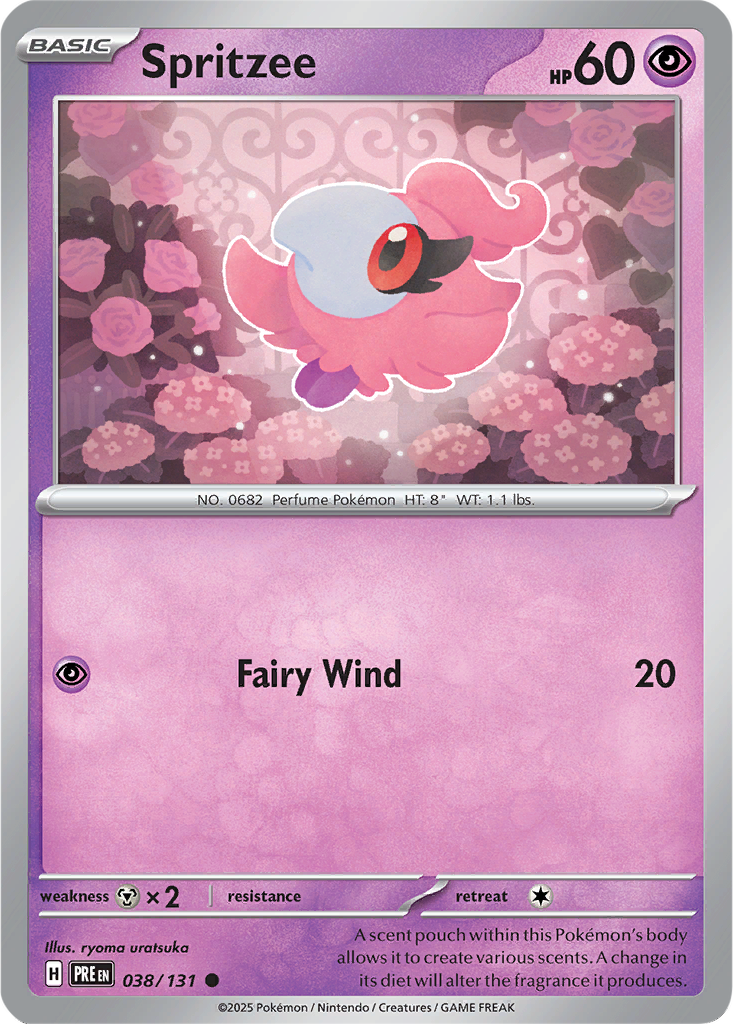 Prismatic Evolutions 038/131 Spritzee