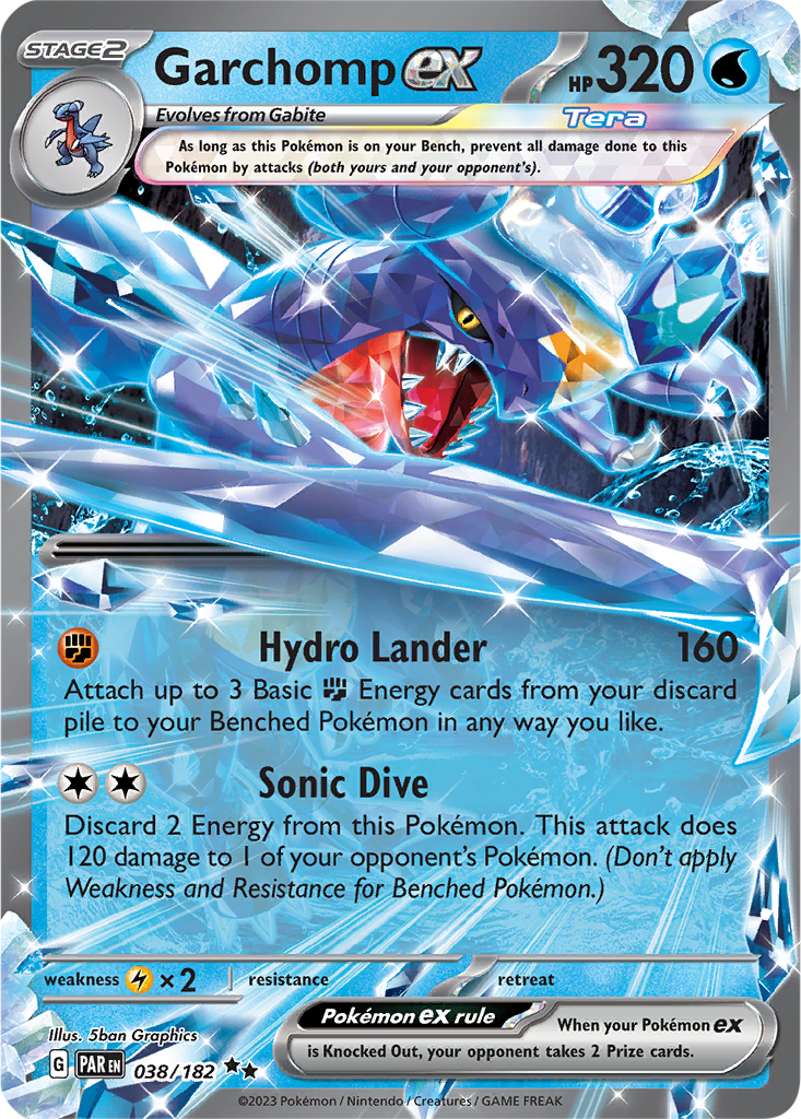 Paradox Rift 038/182 Garchomp ex