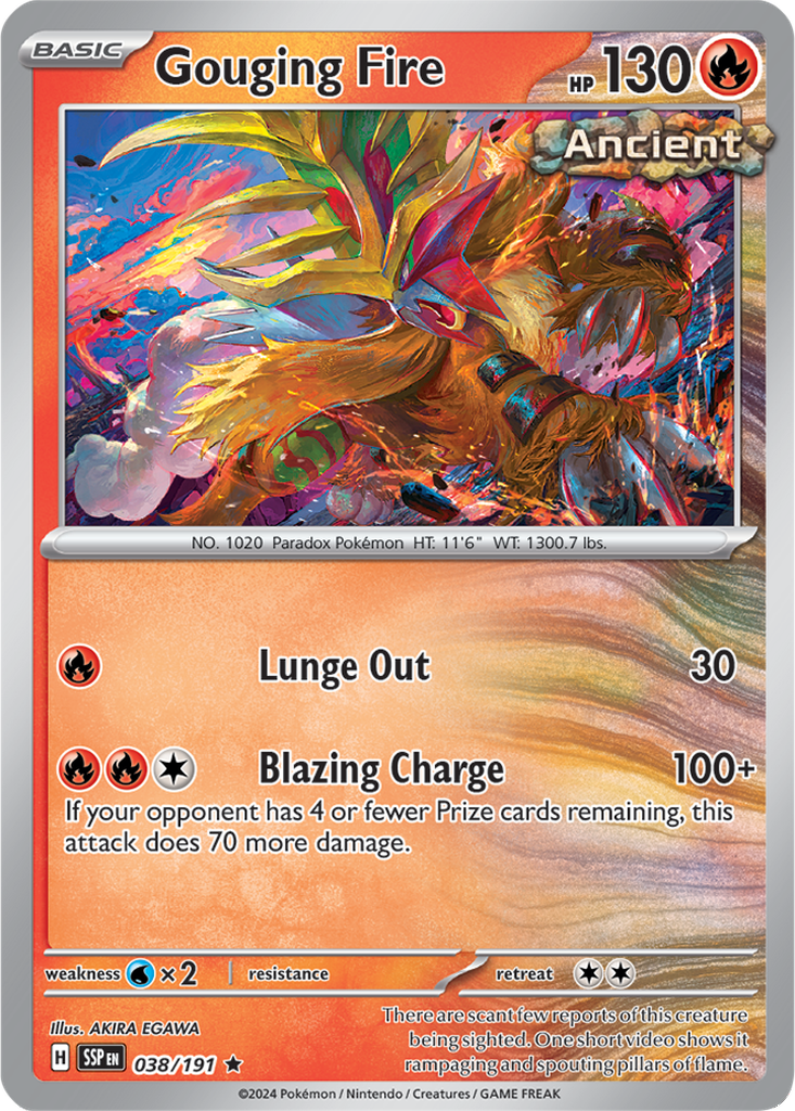 Surging Sparks 038/191 Gouging Fire