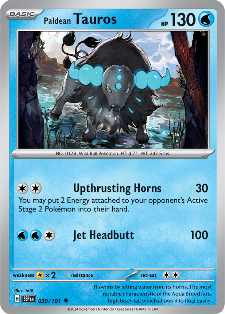 Surging Sparks 039/191 Paldean Tauros