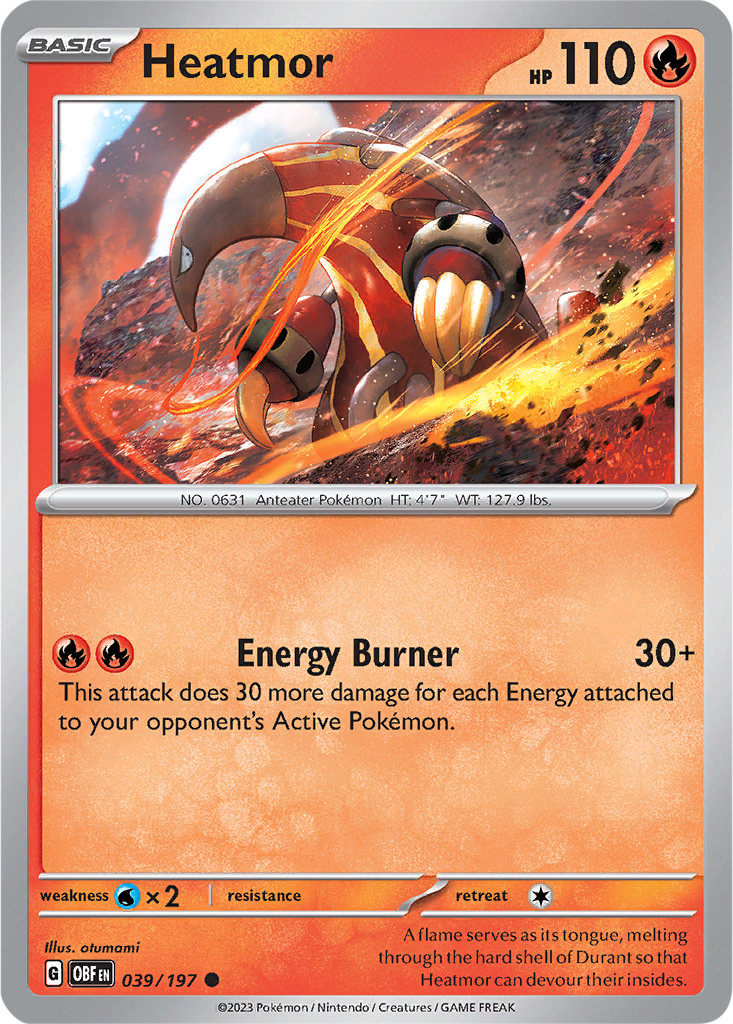 Obsidian Flames 039/197 Heatmor