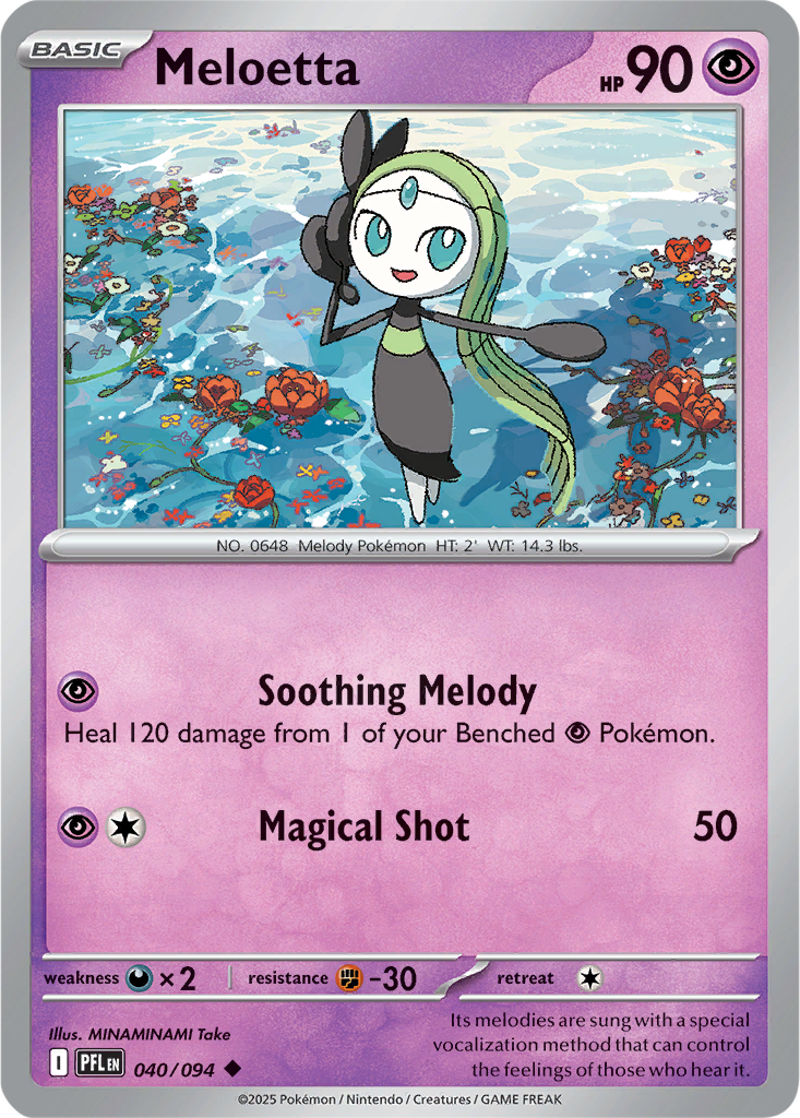 Phantasmal Flames 040/094 Meloetta