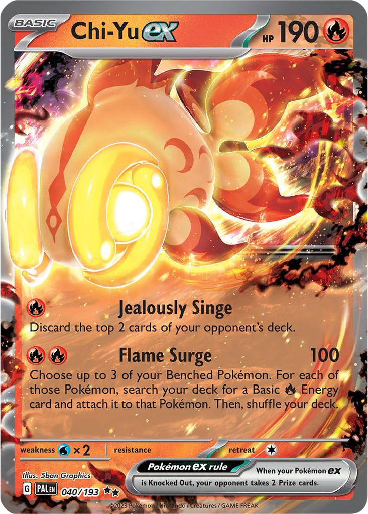 Paldea Evolved 040/193 Chi-Yu ex