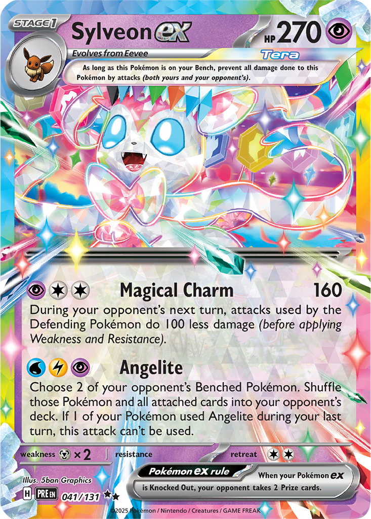 Prismatic Evolutions 041/131 Sylveon ex