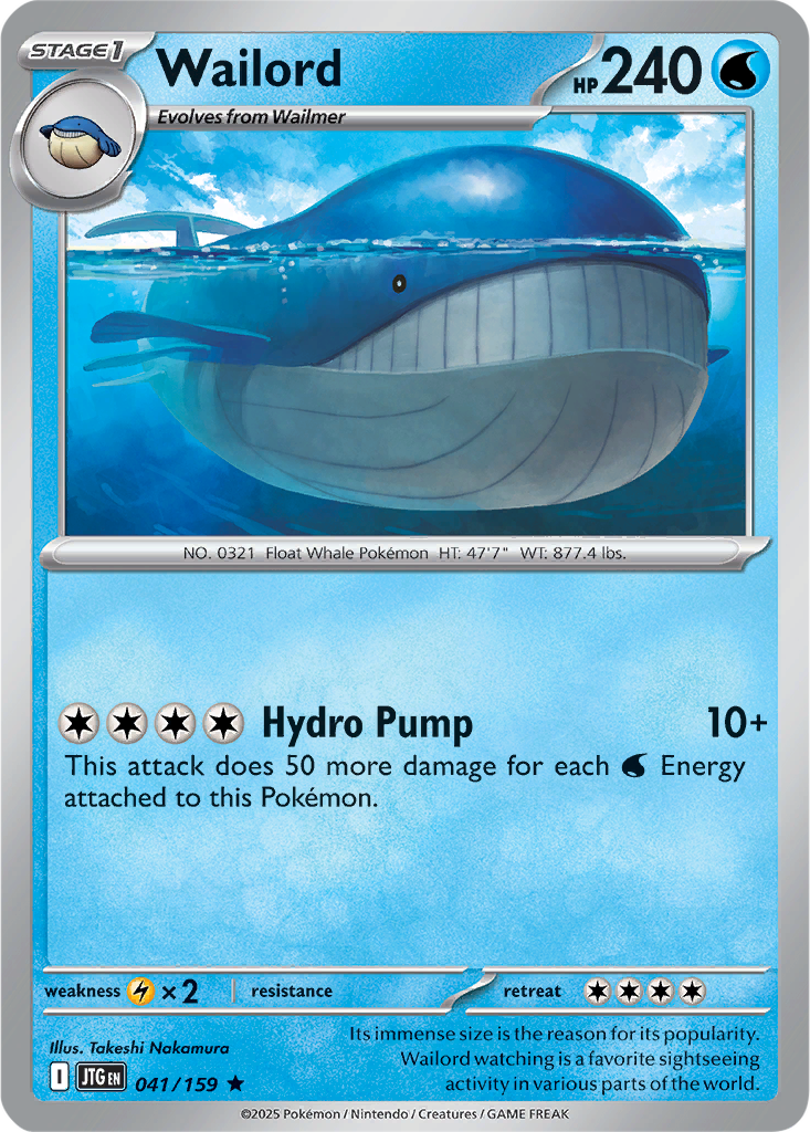 Journey Together 041/159 Wailord